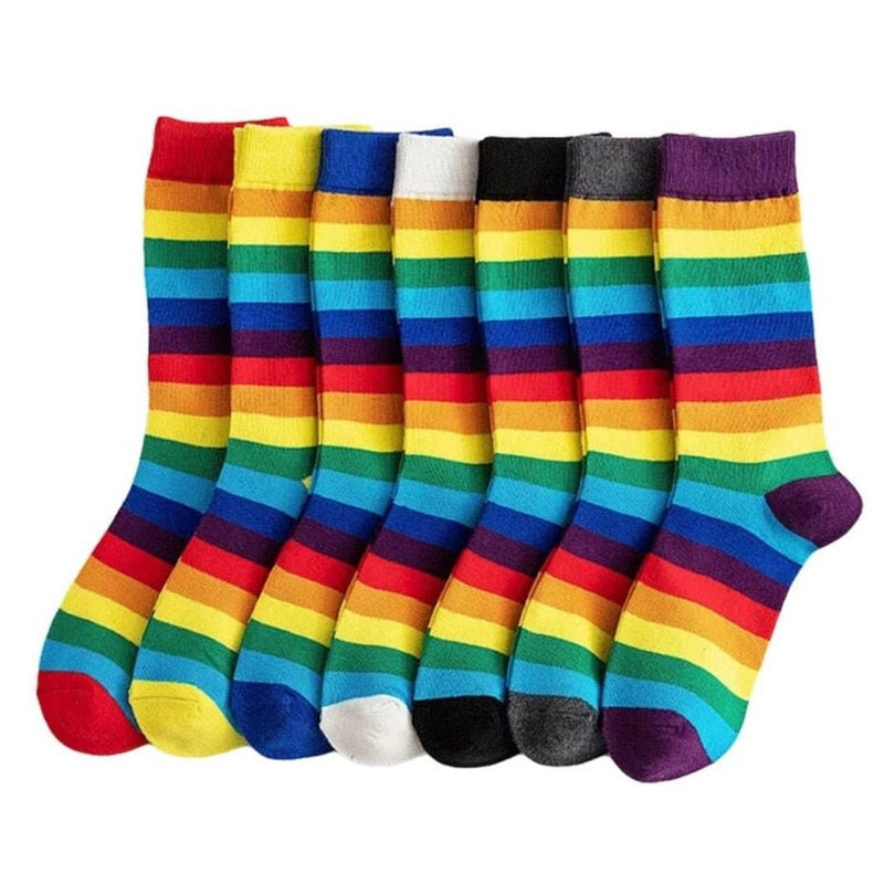 Chaussette rose licorne arc en ciel | Mes Deux Chaussettes Chaussette rose licorne arc en ciel | Mes Deux Chaussettes