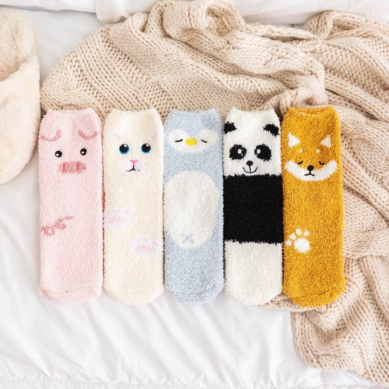 Chaussettes coréennes animaux - KoreanxWear