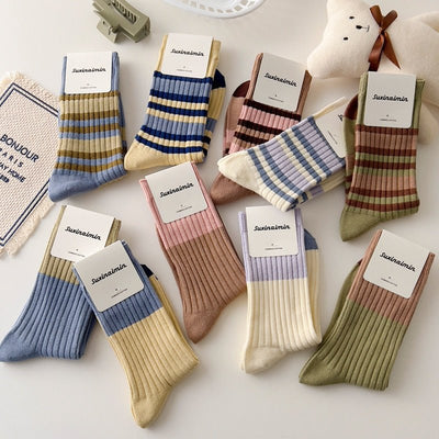 Chaussettes tricotées vintages - KoreanxWear