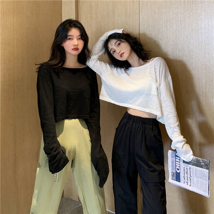 Crop top coréen long | KoreanxWear