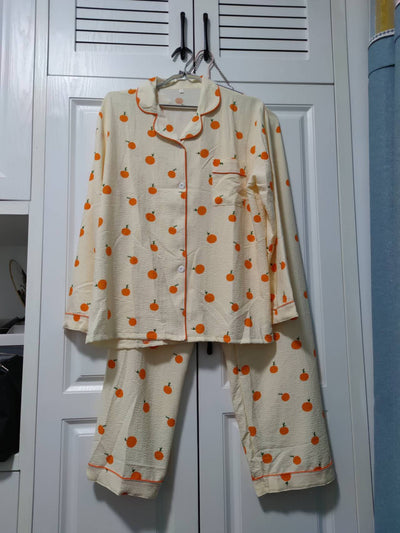 Ensemble pyjama orange - KoreanxWear