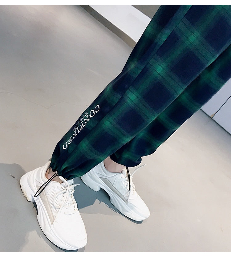 Pantalon Style Coréen Vert