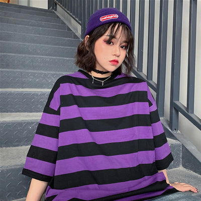 T-Shirt Coréen Violet