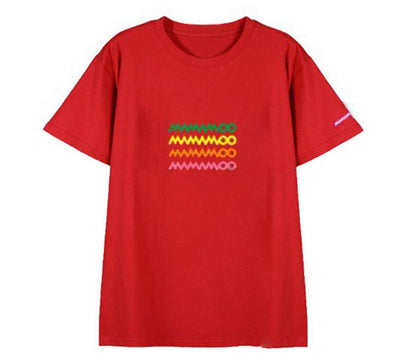 T Shirt Mamamoo Coloré Rouge