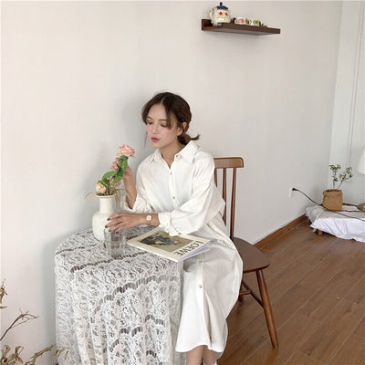 Robe chemise légère - KoreanxWear