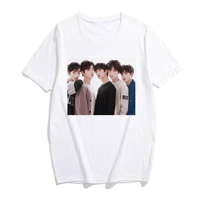 T Shirt Photo TXT Blanc