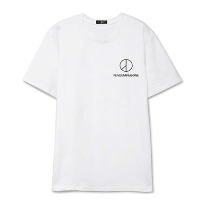 T Shirt Peace Minus One Blanc