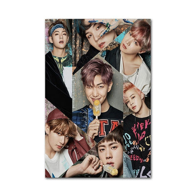 Poster Géométrique BTS - KoreanxWear