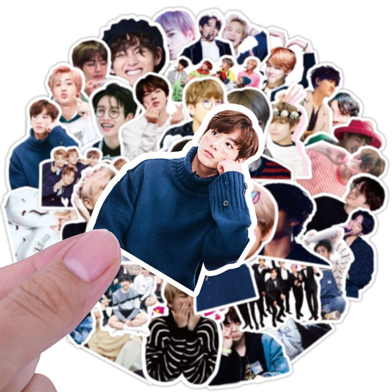 76pc Kpop BTS Stickers