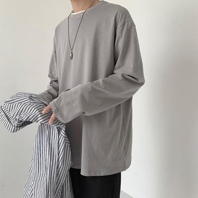 T Shirt long coréen - KoreanxWear