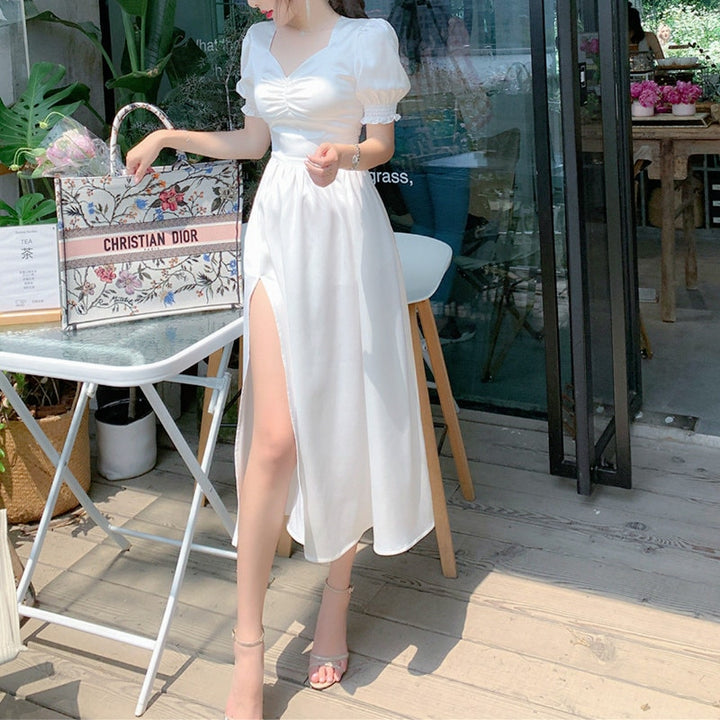 Korean Satin Dress