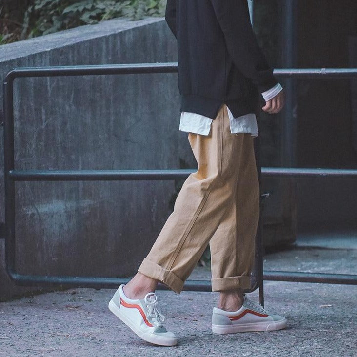 Pantalon coréen Chino vintage - KoreanxWear