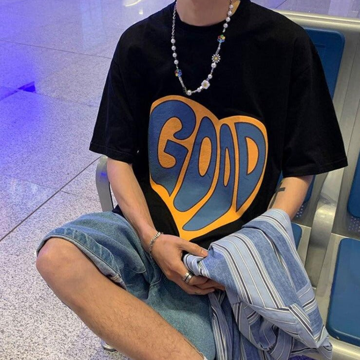 T Shirt coréen Good - KoreanxWear