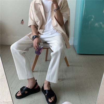 Pantalon coréen élastique habillé - KoreanxWear