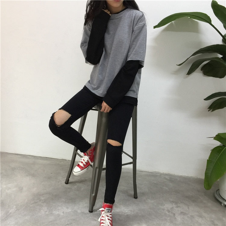 Pull double manches - KoreanxWear