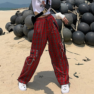 Pantalon Tartan coréen - KoreanxWear