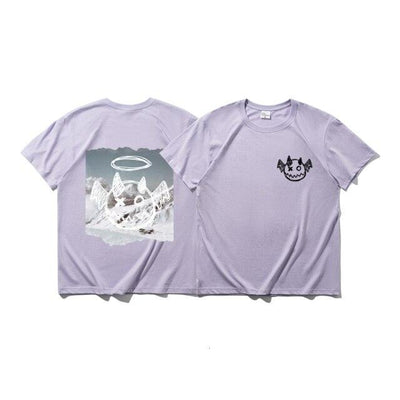 T Shirt petit démon violet