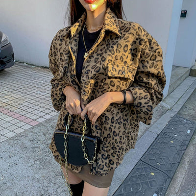 Veste coréenne léopard - KoreanxWear
