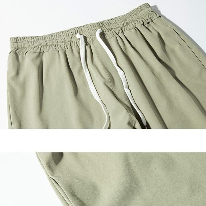 Pantalon large en toile - KoreanxWear