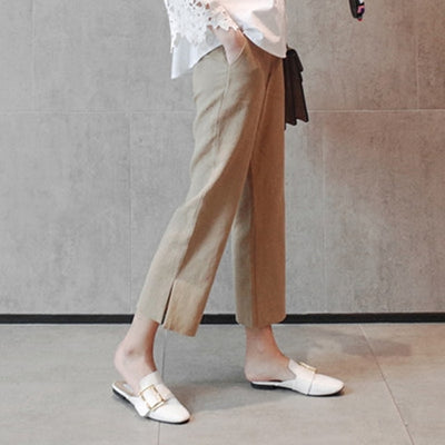Pantalon coréen en lin