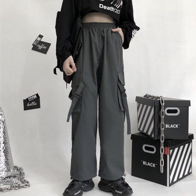 Pantalon cargo techwear - KoreanxWear