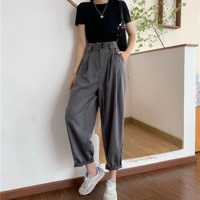Pantalon minimaliste femme